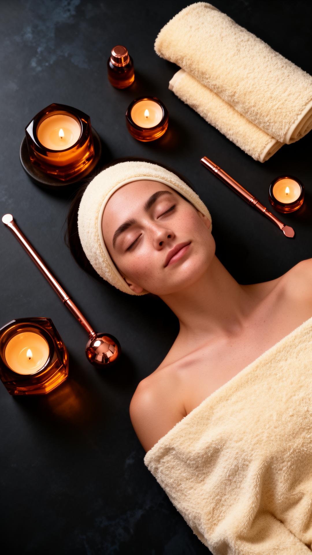 Professional facial treatment at Sarma Spa